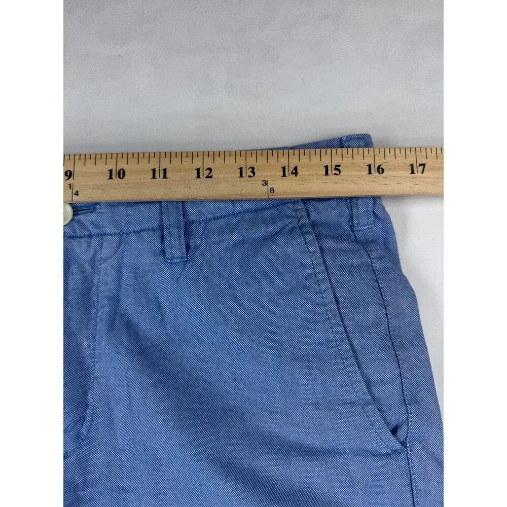 Bonobos Men's Blue Chino Pants 30x30 Stretch Flat Front Casual Straight Leg